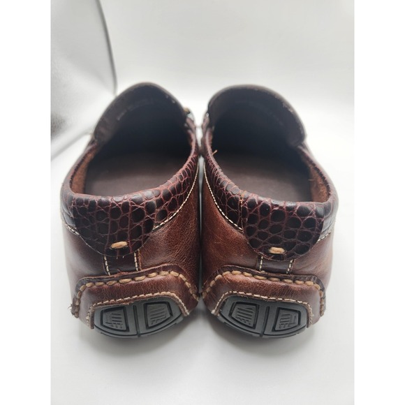 Cole Haan Shoes Mens Size 8 Brown Leather Slip On Driver Loafers Casual C11396 main image 5